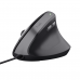Rato Trust Bayo II Ergonómico USB, 2400 DPI, Vertical, Preto