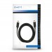 Cabo USB Ewent EC1045 USB-C para USB-C 1m 60W PD 10Gbps
