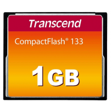 Cartão Memória Compact Flash 1GB Transcend 133x, Leitura 50MB/s Cartão Memória Compact Flash 1GB Transcend 133x, Leitura 50MB/s