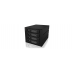 Backplane ICYBOX IB-554SSK SATA/SAS para 4 HDDs 3.5