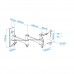 Suporte TooQ LP2323TN-B para TV 10-23 polegadas, capacidade 15kg, VESA 100x100mm, inclinação e rotação