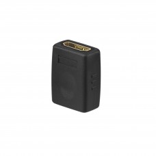 Adaptador EWENT EC1373 HDMI Fêmea-Fêmea: Preto, Dourado, 2160p, Conector Reto
