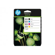 Tinteiro HP 924 4-Cores CMYK, para Impressoras Jacto de Tinta
