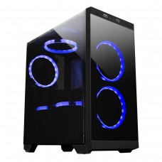 Caixa Micro ATX Unyka AERO C21 Gaming, Preto, Janela Lateral e Design Compacto Caixa Micro ATX Unyka AERO C21 Gaming, Preto, Janela Lateral e Design Compacto