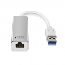 Placa NanoCable 10.03.0401: Adaptador USB 3.0 para RJ45 Gigabit Ethernet, 15cm, RTL8153
