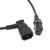 Cabo Extensão OEM C14-C13 1m - IEC C14 90º, 3 pinos, para equipamentos