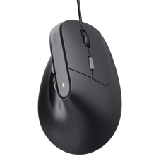 Rato Trust Bayo II Ergonómico USB, 2400 DPI, Vertical, Preto