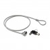 Cadeado Ewent EW1242 Anti-Roubo para Portáteis, Chave, 1,5m, Preto/Aço Inoxidável