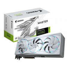 Placa Gráfica Gigabyte RTX5090 Aorus Master Ice 32GB GDDR7, PCIe 5.0, Waterforce, RGB