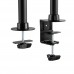 Suporte TooQ DB1327TN-B para 3 Monitores: Mesa, até 27