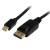 Cabo StarTech.com MDP2DPMM2M: Mini DisplayPort para DisplayPort 4K, 2m, Preto sem_imagem
