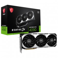 Placa Gráfica MSI RTX 4090 VENTUS 3X OC 24GB GDDR6X, DLSS3 e 2565 MHz