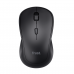 Rato Trust TM-250 Wireless 1600 DPI Ambidestro Preto