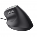 Rato Trust Bayo II Ergonómico USB, 2400 DPI, Vertical, Preto