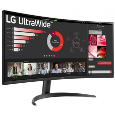 Monitor 34p LCD LG 34WR50QK-B WQHD Curvo