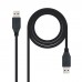 Cabo USB NanoCable 10.01.1003-BK 3m, USB A, USB 3.2 Gen 1, Preto Cabo USB NanoCable 10.01.1003-BK 3m, USB A, USB 3.2 Gen 1, Preto