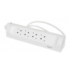 Régua de Tomadas OEM 4 Tomadas 1m Branca Legrand