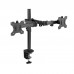 Suporte TooQ DB1232TN-B para Monitores Duplos, 13-32 polegadas, Ajustável em Altura, Rotação 180º