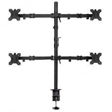 Suporte Monitor EWENT EW1514: Secretária, Ajustável em Altura, Rotação 360°, VESA 100x100