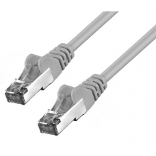 Cabo de Rede OEM IBR7110G Cat.6a 10m Cinza - SFTP, RJ45, Blindagem Dupla