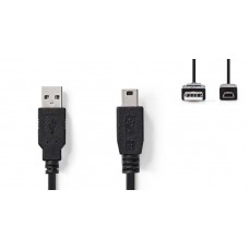 Cabo OEM USB 2.0 A para USB Mini 5 Pinos 3m