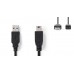 Cabo OEM USB 2.0 A para USB Mini 5 Pinos 3m