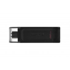 Pen USB Kingston DataTraveler 70 32GB USB-C, USB 3.2, Tampa, Preto