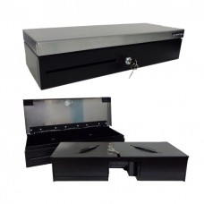 Gaveta POS Sitten HS-170B Vertical Recertificada: Inox, 6 Compartimentos Notas, 8 Moedas, Abertura Elétrica