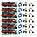 Pack 6x Adaptador Riser Card OEM PCIe x1 -> PCIe x16 USB 3.0/SATA - 60cm, 6 pinos Pack 6x Adaptador Riser Card OEM PCIe x1 -> PCIe x16 USB 3.0/SATA - 60cm, 6 pinos