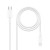 Cabo Lightning Nanocable 1m USB-C, carregamento rápido e resistente