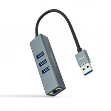 Adaptador NanoCable USB 3.0 para RJ45 e USB 3.0, 1000Mbps, Alumínio