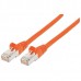 Cabo de Rede OEM Cat.6A S/FTP 0.25m Laranja - Conectividade Gigabit, AWG26/7