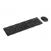Teclado + Rato ASUS CW100 Wireless QWERTY PT Preto