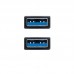 Cabo USB Nanocable 10.01.1001-BK, USB-A 3.0 (3.1 Gen 1) Macho para Macho, 1m, Preto Cabo USB Nanocable 10.01.1001-BK, USB-A 3.0 (3.1 Gen 1) Macho para Macho, 1m, Preto