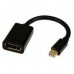StarTech.com 6in Mini DisplayPort to DisplayPort Video Cable Adapter (MDP2DPMF6IN) - MDP2DPMF6IN