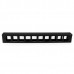 StarTech.com 1U Horizontal Finger Duct Rack Cable Management Panel with Cover - Server Rack Cable Duct - Rack Cable Organizer / Manager (CMDUCT1UX) - Painel de gestão do cabo do suporte - 1U - 19