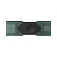Kingston Technology DataTraveler DuoG2 unidade de memória USB 128 GB USB Type-A / USB Type-C 3.2 Gen 1 (3.1 Gen 1) Preto, Verde