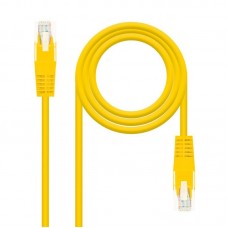 Cabo de Rede Nanocable Cat6e, 1m, RJ45, UTP, Amarelo - 10.20.0401-Y