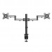 Startech Desk Mount Dual Monitor Arm, Desk Clamp VESA Compatible Monitor Mount for up to 32 inch Displays, Ergonomic Articulating Monitor Arm, Height Adjustable/Tilt/Swivel/Rotating - Double Monitor Arm (ARMDUAL3) - Kit de montagem - braço ajustável