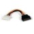StarTech.com 6in SATA to LP4 Power Cable Adapter - F/M - Power adapter - SATA power (M) to 4 pin internal power (F) - 5.9 in - black - LP4SATAFM6IN - Adaptador de alimentação - SATA de alimentação (M) para 4 PIN potência interna (F) - 15 cm - preto - sem_imagem