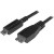 StarTech.com USB C to Micro USB Cable 0.5m - USB 3.1 Type C to Micro USB Type B Cable - Micro USB 3.1 to USB-C - Thunderbolt 3 Compatible (USB31CUB50CM) - Cabo USB - 24 pin USB-C (M) para Micro USB Tipo B (M) - USB 3.1 Gen 2 - 50 cm - preto - para P/ sem_imagem