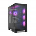 NOX HUMMER GLOCK FRAMELESS GLASS MID TOWER BLACK CASE