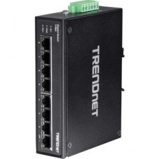 Switch de Rede Trendnet TI-G80, 8 Portas Gigabit, Montagem em Trilho DIN Switch de Rede Trendnet TI-G80, 8 Portas Gigabit, Montagem em Trilho DIN