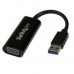 StarTech.com USB 3.0 to VGA Adapter - Slim Design - 1920x1200 - Adaptador de vídeo - Compatível com TAA - USB Tipo A macho para HD-15 (VGA) fêmea - 19 cm - preto - para P/N: MXT101MM
