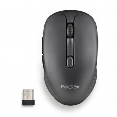 Ratón Inalámbrico Ngs Evo Rust Batería Recargable Hasta 1600 Dpi Negro