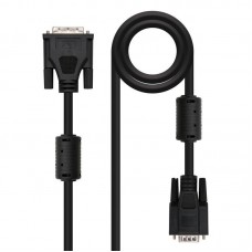 Cabo Nanocable DVI-VGA, 5m, Macho/Macho, 2048x1536