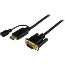 Cabo Conversor StarTech HD2VGAMM6 HDMI para VGA