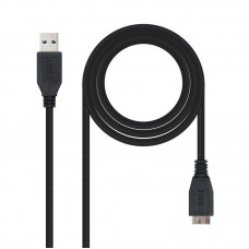 Cabo USB 3.0 Nanocable USB-A Macho para Micro-USB Macho - 2m (10.01.1102-BK)