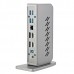 StarTech.com USB-C USB-A Dock, Hybrid Universal USB 3.0 Docking Station for USB-C or USB-A Laptop, Dual Monitor 4K 60Hz HDMI/DisplayPort, 6x USB-A Hub, Gigabit Ethernet, USB 3.1/3.2 Gen 1 - Dual 4K USB-C Dock (DK30A2DHUUE) - Estação de engate - USB -