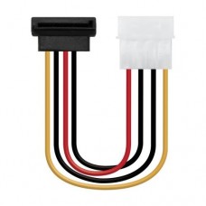 Cabo Nanocable de Alimentação SATA Angulado com Conector Molex 4-pinos